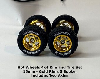 Hot Wheels 5 STAR GOLD White Rubber Tire 5 sets FREE 1 SETS 4SP Hot Wheels 5 STAR GOLD White Rubber Tire 5 sets FREE 1 SETS 4SP