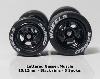 Ruote Gasser Muscle 10mm 12mm Pneumatici Bianchi Per Auto Hot - Foto 7