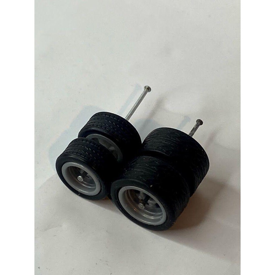 Llantas Negras Con Letras Para Hot Wheels 1:64 - 10mm/12mm, Coche Gasser/Muscle, DarEnterprises