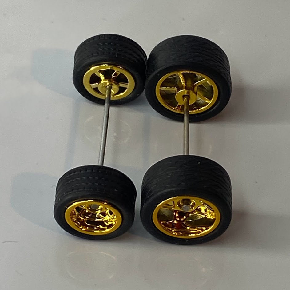 Ruote Gasser Muscle 10mm 12mm Pneumatici Bianchi Per Auto Hot - Foto 5