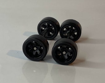 JAMS　Mサイズ　10箱　① 5 Sets - 10mm/10mm JDM Black 6 Spoke Rubber Tire Set. - Etsy