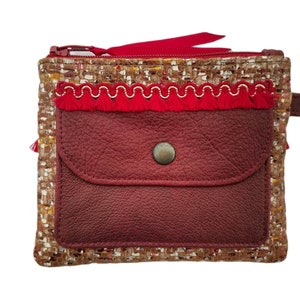 Leather Wallet-Leather Case-Leather Pouch-Change Purse-Woman birthday gift-Woman christmas gift