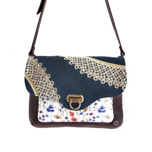 Leather shoulder bag-Wedding bag-Besace-Gift woman-Colorful leather bag-Designer bag-Chic bag