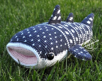 PATTERN DIGITAL DOWNLOAD** Whitney the Whale Shark Crochet Stuffed