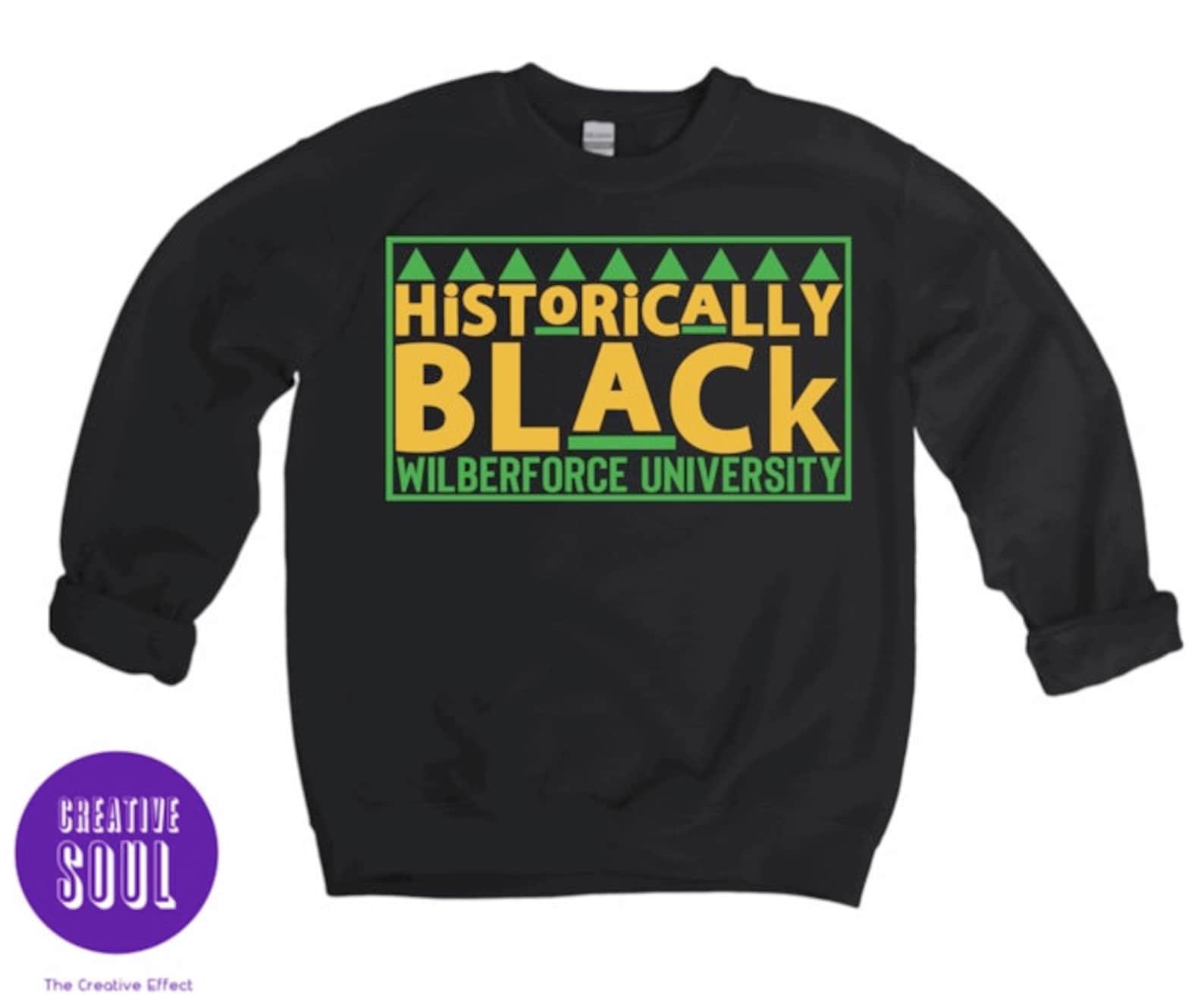 Historically Black Wilberforce University Sweatshirt Etsy