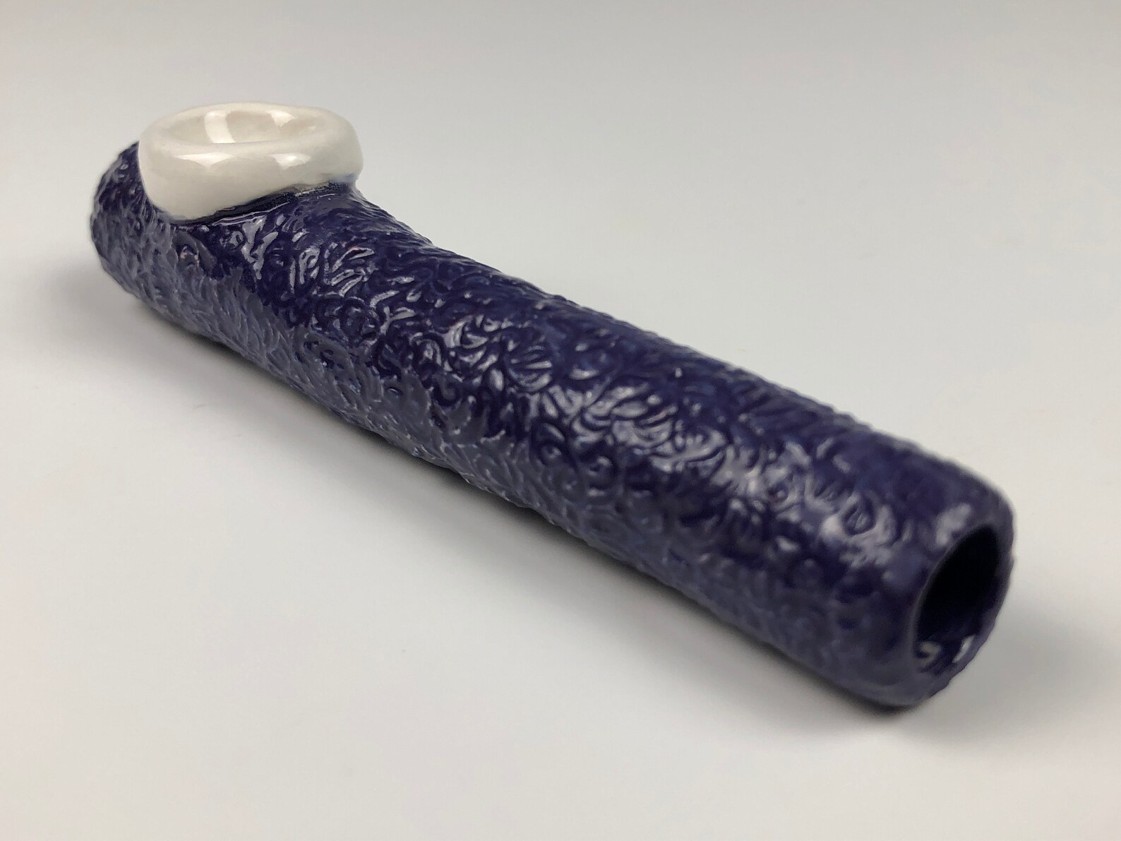 Purple Pipe Handmade Ceramic Pipe Etsy
