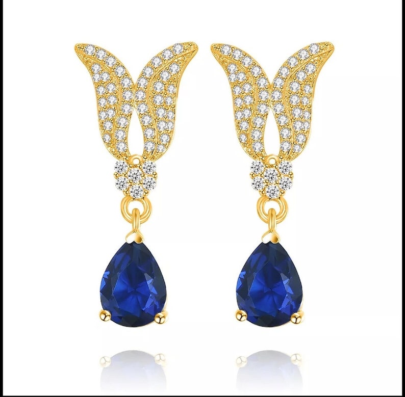Amethyst Emerald,Ruby,Sapphire Gemstone earrings