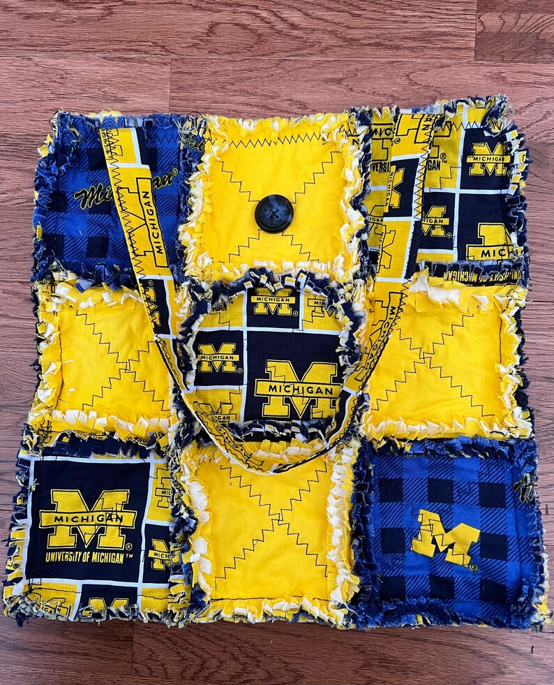 Michigan Rag Quilt Bag Etsy