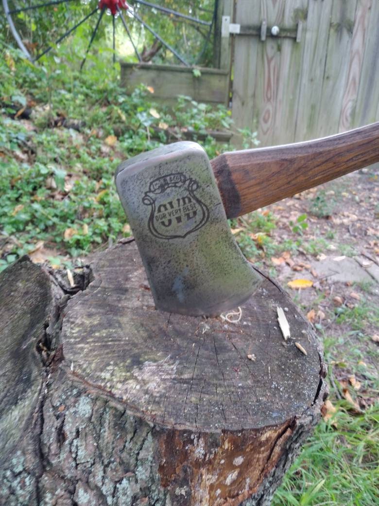 Beautiful Embossed Our Very Best Axe Etsy