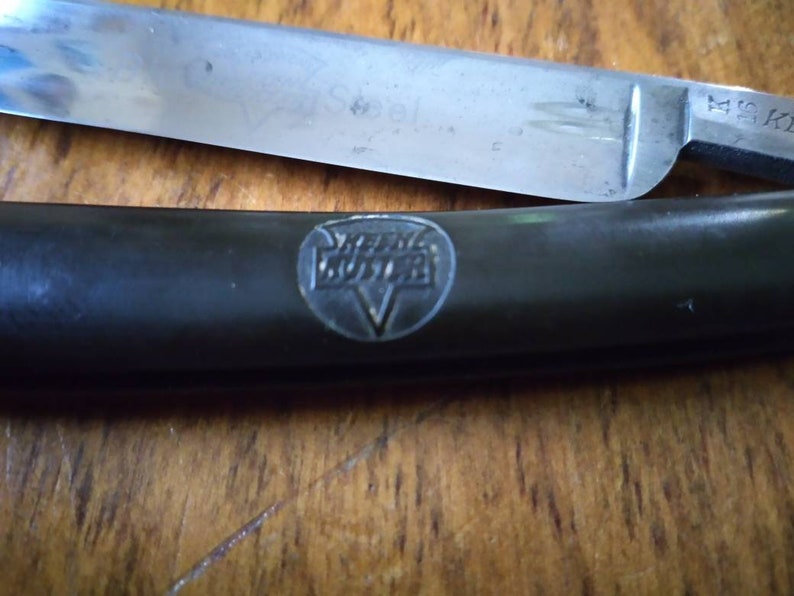 Vintage Keen Kutter K16 Blue Steel Straight Razor image 7