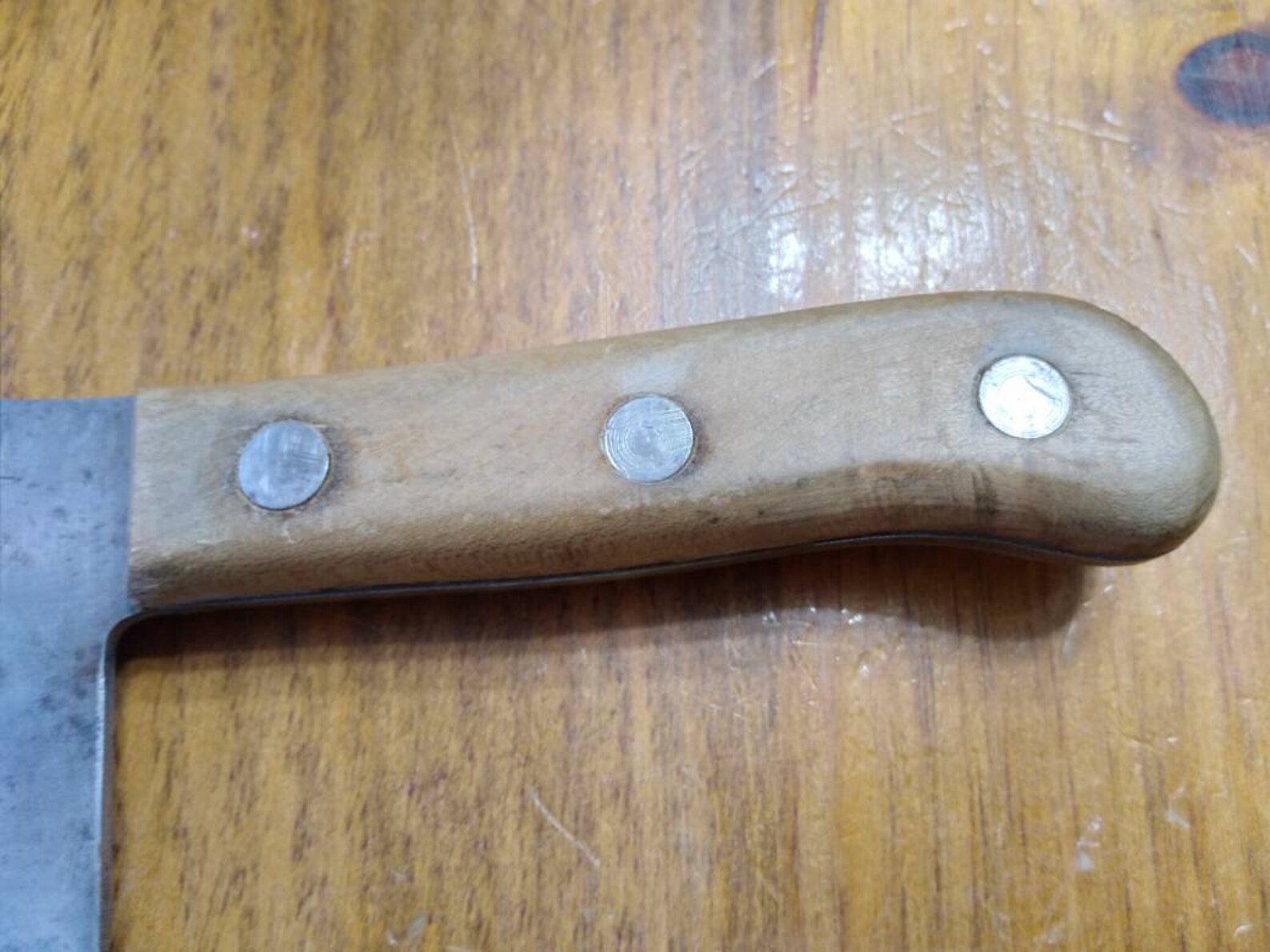 Vintage Briddell Meat Cleaver Etsy