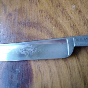 Vintage Keen Kutter K16 Blue Steel Straight Razor image 8