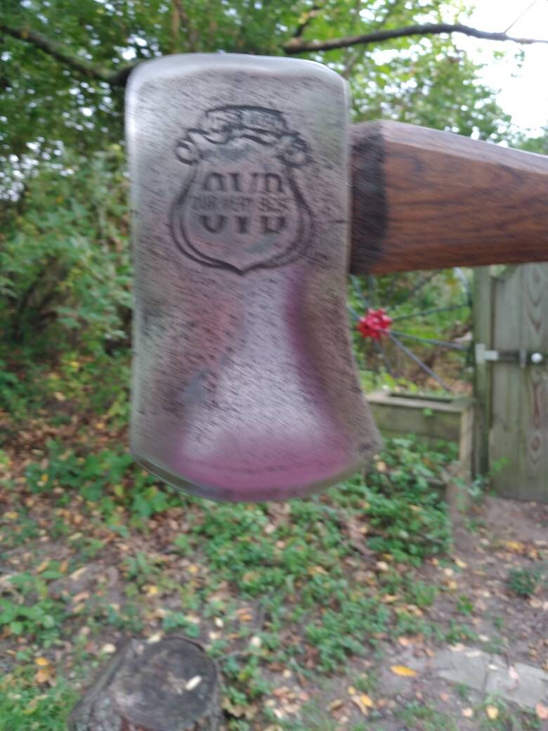 Beautiful Embossed Our Very Best Axe Etsy