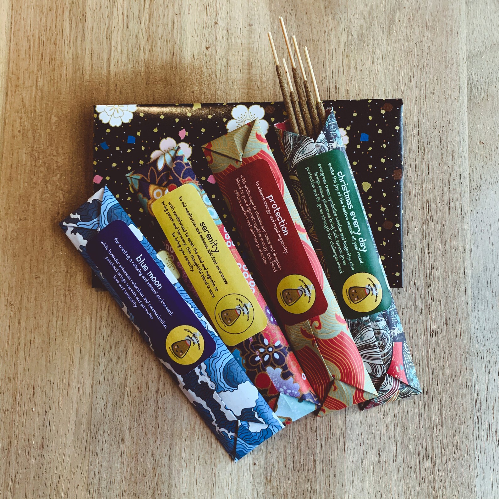 Incense Stick Variety Pack 4 signature scents Etsy