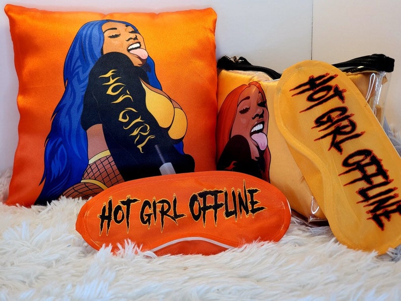 Megan Thee Stallion Satin Pillow Etsy