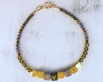 Custom Name Bracelet - Xavier Style