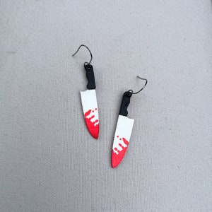 Bloody Knife Earrings