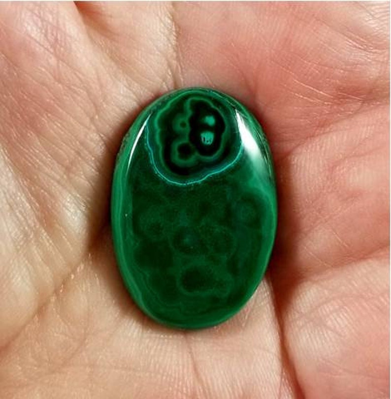 Loose Malachite Cabochon