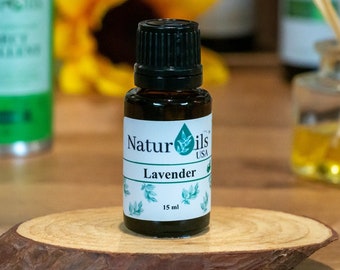 Lavender Essential Oil | 15 ml | Pure Lavender Oil | Essential Oil Gifts | Aromatherapy Oils | Plant Based Gifts | Relaxation Oil