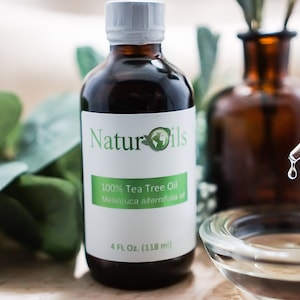 Tea Tree Essential Oil | 4 oz | Pure Tea Tree Oil | Essential Oil Gifts | Aromatherapy Oils | Plant Based Gifts | Relaxation Oil