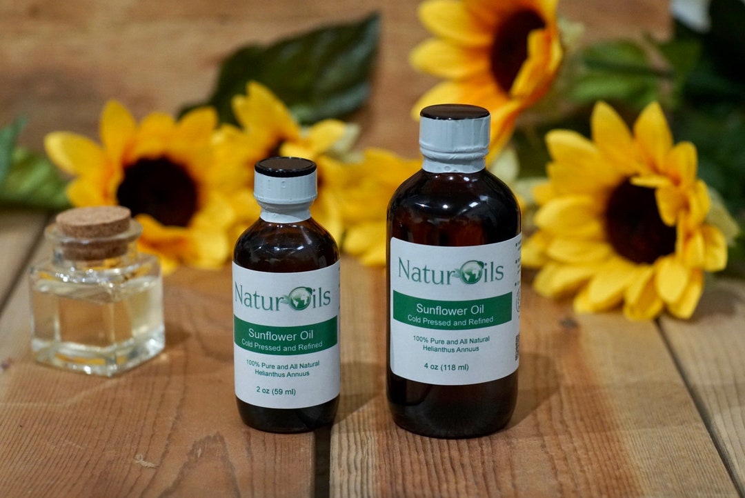 Sunflower Oil Vitamin E Pure and All Natural Cold Etsy