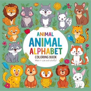 Alphabet Animal Adventures: A to Z Coloring Safari!