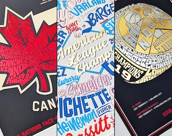Toronto 3-Pack (Blue Jays American League Champions, Toronto Raptors 2019 Ring, Canada 4-Nations Cup