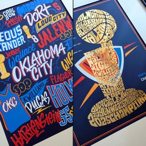 OKC Thunder 2025 Championship 2-Pack | oklahoma city thunder, okc thunder, shai gilgeous alexander, sga, jalen williams, holmgren