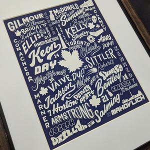 Toronto Maple Leafs Legends - Vergangenheit & Gegenwart Poster,| Toronto Maple Leafs Geschenk für Papa