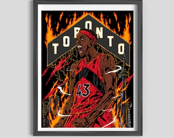 Pascal Siakam Toronto Raptors poster | pascal siakam poster, pascal siakam art, pascal siakam, pascal siakam gift