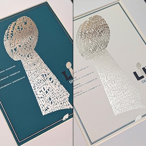 Philadelphia Eagles Super Bowl LIX Silberfolie Poster | Adler Poster, Adler Kunst,Philadelphia, Jalen schadet