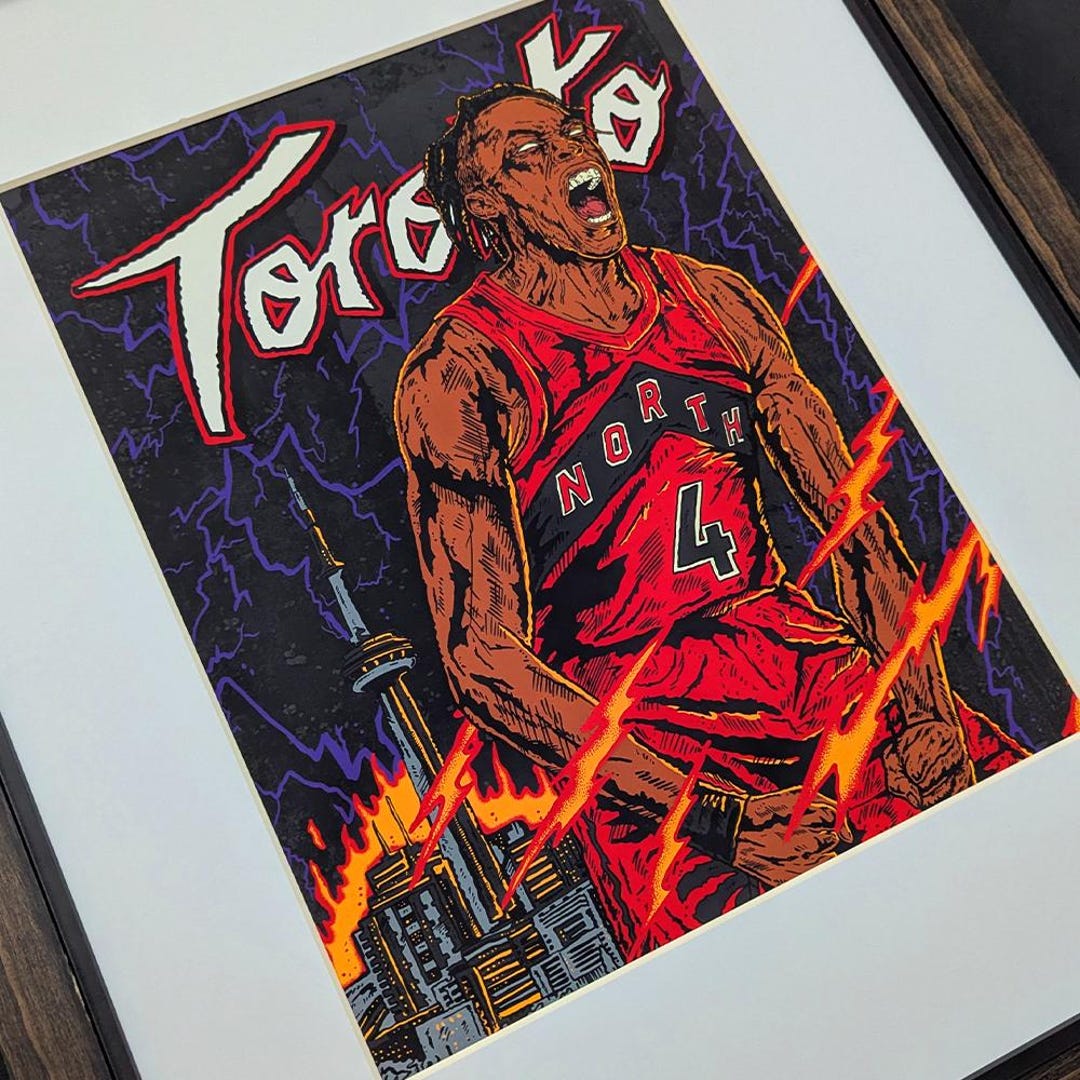 Scottie Barnes Toronto Raptors Poster | Scottie Barnes Poster, Scottie ...