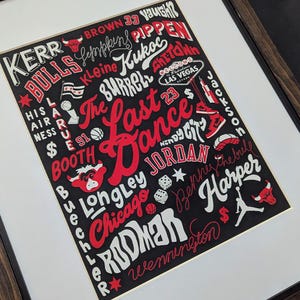 Chicago Bulls The Last Dance Poster, Art, Chicago Bulls Art, Chicago Bulls Poster, Bulls Art, Bulls Gift, Michael Jordan Art, Jordan Poster