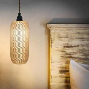 Waves Pendant Hanging Lamp l Plug in Lamp | Hanging Lamp