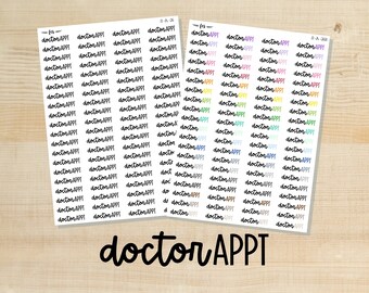 S-A-26 || DOCTOR APPOINTMENT script stickers