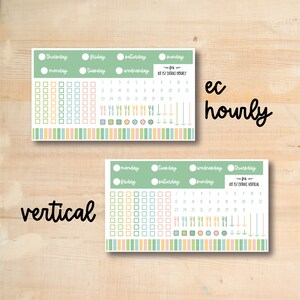 KIT-157 SPRING FLOWERS weekly planner kit for Erin Condren, Plum Paper, MakseLife and more image 3