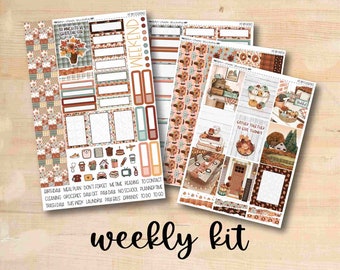KIT-189 || GATHER weekly planner kit for Erin Condren, Plum Paper, MakseLife and more!