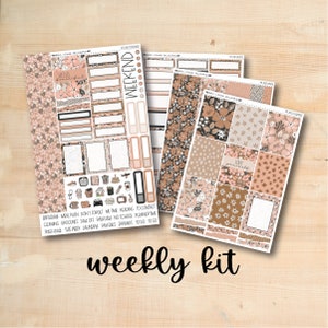 KIT-200 || HELLO BEAUTIFUL weekly planner kit for Erin Condren, Plum Paper, MakseLife and more!