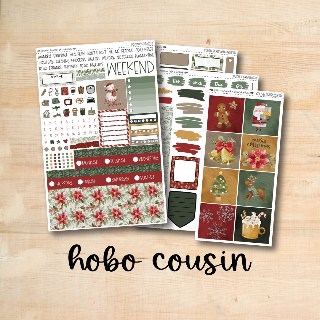 HC Weekly 192 CHRISTMAS CHEER Hobonichi Cousin Weekly Kit - Etsy
