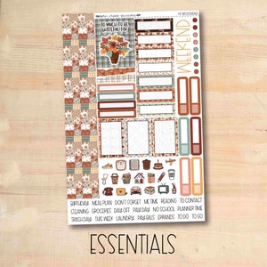 KIT-189 GATHER weekly planner kit for Erin Condren, Plum Paper, MakseLife and more image 2
