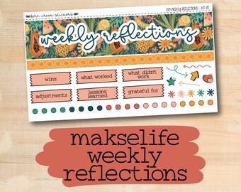 WR-217 || JUICY FRUIT 7x9 and A5 MakseLife Weekly Reflections