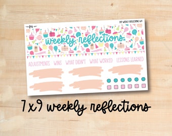 7x9-WR-164 || BIRTHDAY PARTY 7x9 MakseLife Weekly Reflections