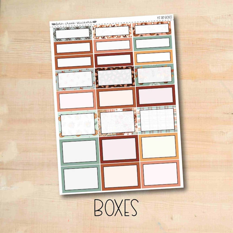 KIT-189 GATHER weekly planner kit for Erin Condren, Plum Paper, MakseLife and more image 4