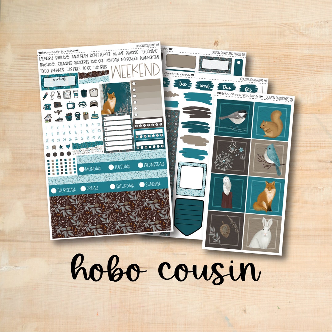 HC Weekly 198 WINTER FOREST Hobonichi Cousin Weekly Kit - Etsy