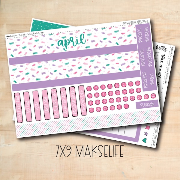 7X9 ML-206 || BOLD SPRING 7x9 MakseLife April Monthly Kit