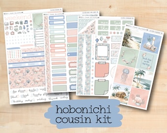 HC Weekly 216 || BEACH BLISS Hobonichi Cousin Weekly Kit