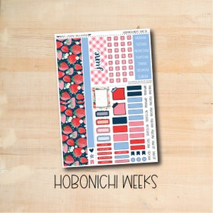 HW-213 || STRAWBERRY FIELDS June Hobonichi Weeks monthly kit