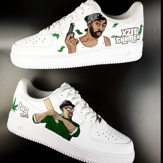 Gta San Andreas Air Force 1 Custom Sneakers | Etsy
