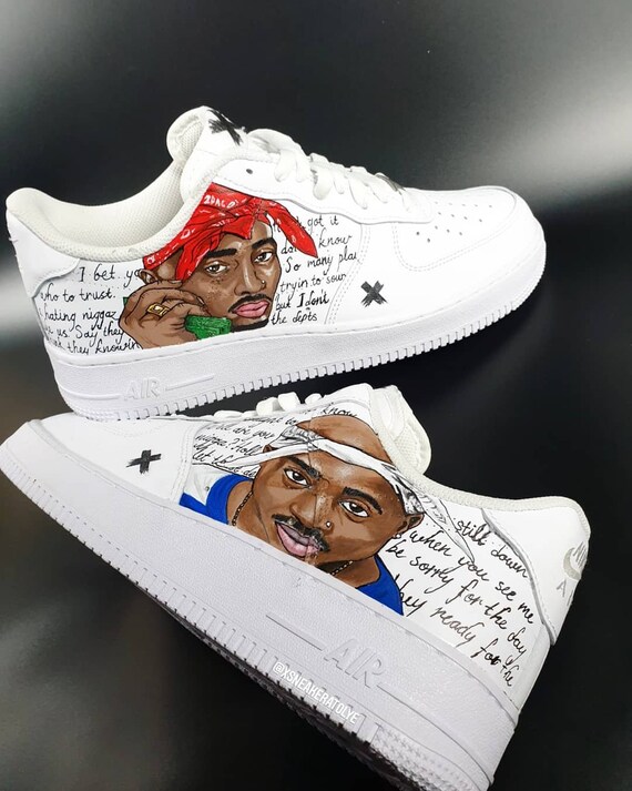 custom air force 1 2pac
