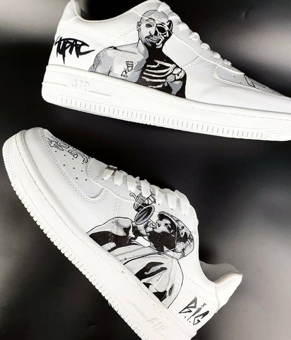custom air force 1 tupac